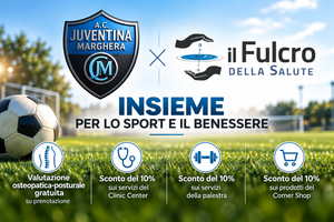 Il Fulcro della Salute e A.C. Juventina Marghera: nuova convenzione per atleti e famiglie