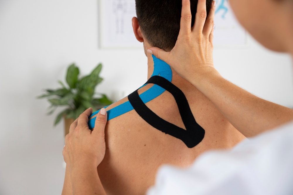 Applicazione del Kinesio-taping